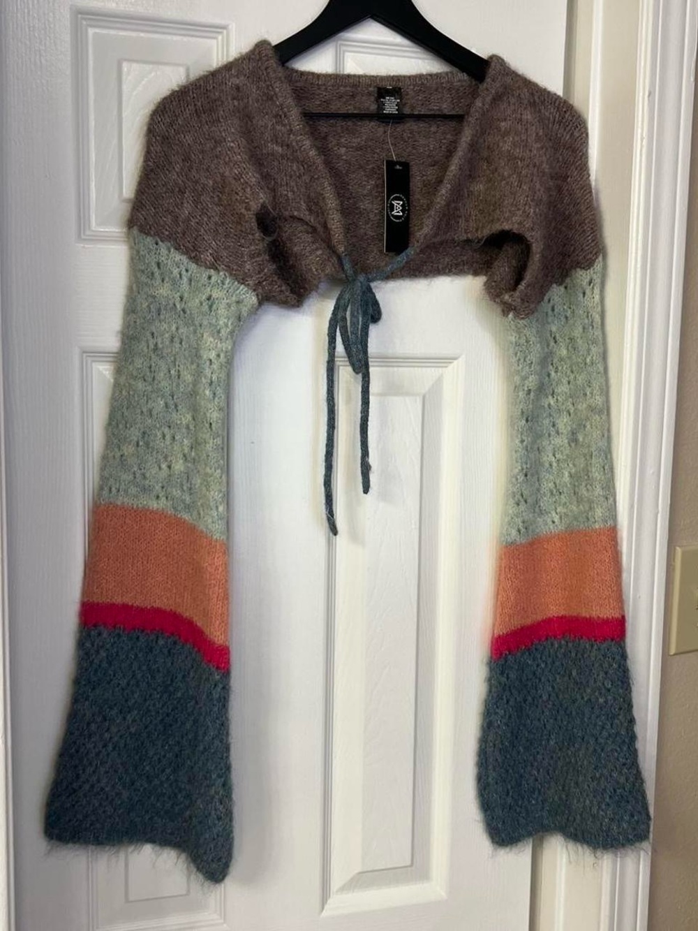 Marcus Adler multicolored knit bolero shrug